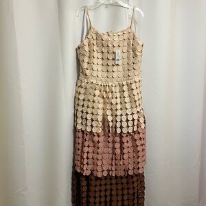 New York & Company Cream and Pink Maxi Dress
Glinda vibes!!!